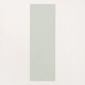 Tapis De Yoga Une longue image rectangulaire affichant un bleu p (Dos)