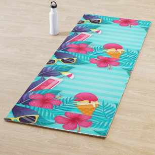 Tapis De Yoga Une scène tropicale vibrante Yoga Mat
