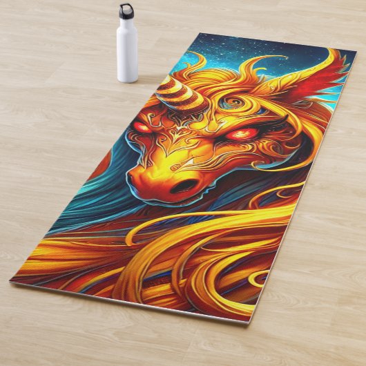 Tapis De Yoga Unicorn Art (En situation)