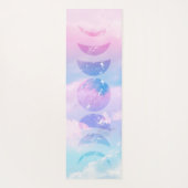 Tapis De Yoga Unicorn Pastel Clouds Moon Phases #1 (Dos)