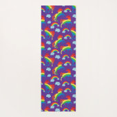Tapis De Yoga Unicornes arc-en-ciel (Dos)