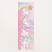 Tapis De Yoga Unicornes magiques (Devant)