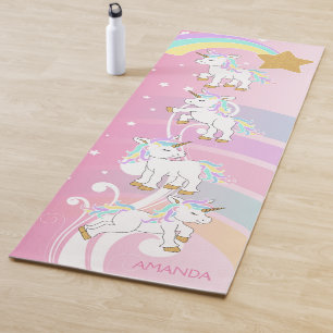 Tapis De Yoga Unicornes magiques