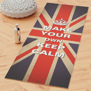 Tapis De Yoga Union Jack garder le calme Yoga Mat Impression s
