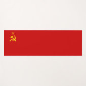 Tapis De Yoga Union soviétique (URSS) (marteau communiste et fau (Devant (Horizontal))