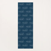 Tapis De Yoga UnSTOPPABLE will - Bold CloudS - White Script (Dos)