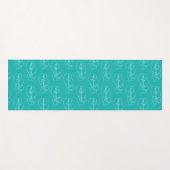 Tapis De Yoga UnSTOPPABLE will - Bold CloudS - White Script (Devant (Horizontal))
