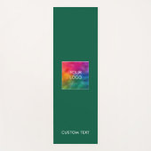 Tapis De Yoga Upload Business Logo Custom Text Name Template (Devant)