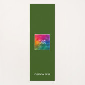 Tapis De Yoga Upload Your Business Logo Custom Text Template (Devant)