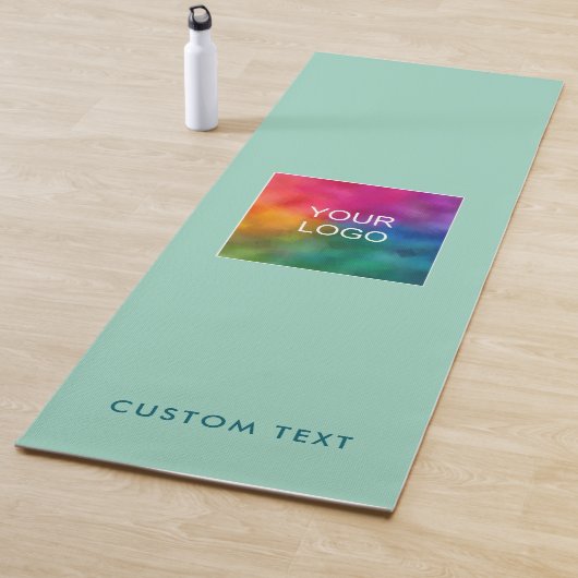 Tapis De Yoga Upload Your Logo Custom Text Monogram Modern (En situation)