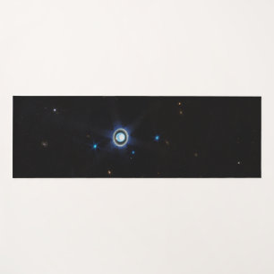 Tapis De Yoga Uranus planétaire avec anneaux et lunes Image JWST