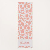 Tapis De Yoga Vache rose personnalisée Imprimer Yoga Mat (Devant)