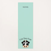 Tapis De Yoga Vache visage Aqua Yoga Mat (Devant)