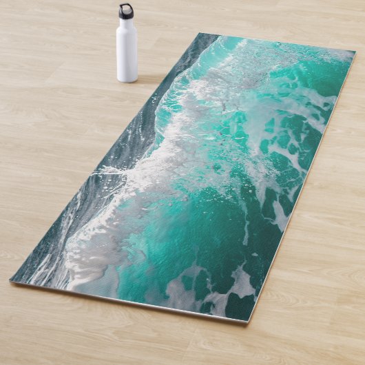 Tapis De Yoga Vague de surf (avec nom personnalisé) Yoga Mat (En situation)