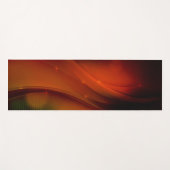 Tapis De Yoga Vague d'incendie (Devant (Horizontal))