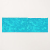 Tapis De Yoga Vague Turquoise (Devant (Horizontal))