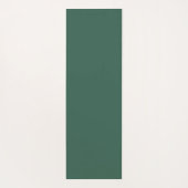 Tapis De Yoga Vagues Abstraites vertes (Dos)