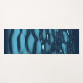Tapis De Yoga Vagues Aqua Blue Water (Devant (Horizontal))