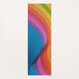 Tapis De Yoga Vagues colorées