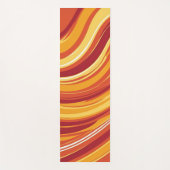 Tapis De Yoga Vagues de coucher de soleil (Devant)