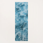 Tapis De Yoga Vagues de l'océan bleu (Dos)
