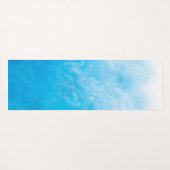 Tapis De Yoga Vagues de plage bleu réversible Yoga Mat (Dos (Horizontal))