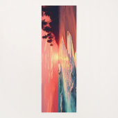 Tapis De Yoga Vagues et Sable Plage Tropicale (Dos)
