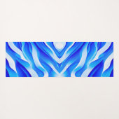 TAPIS DE YOGA VAGUES SUPER BLEUES (Dos (Horizontal))