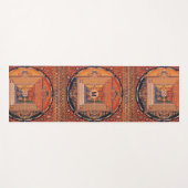 Tapis De Yoga Vajradhatu Mandala Thangka avec Monogramme (Devant (Horizontal))
