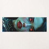 Tapis De Yoga Vampire Queen: Dark Allure Art (Devant (Horizontal))