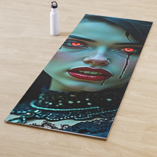 Tapis De Yoga Vampire Queen: Dark Allure Art (En situation)