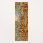 Tapis De Yoga Van Gogh Olive Trees Soleil Jaune Ciel (Devant)