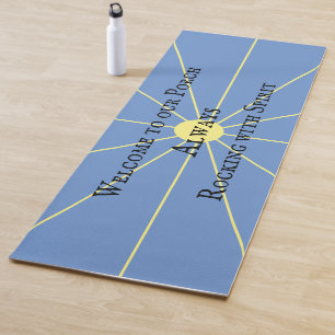 Tapis De Yoga Variation Porch Spirit Bleu Yoga Mat