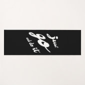 Tapis De Yoga Vas-Y, Fais-Le. (Devant (Horizontal))