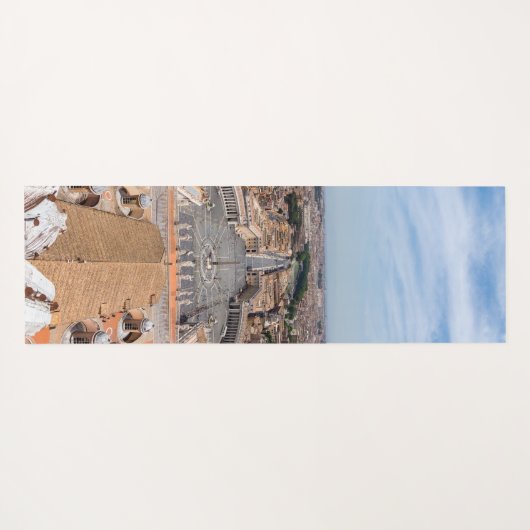 Tapis De Yoga Vatican, Italie : Vue aérienne Carré de Saint-Pier (Dos (Horizontal))