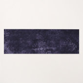 Tapis De Yoga Velvety Midnight Damask | Indigo Purple Grunge (Devant (Horizontal))