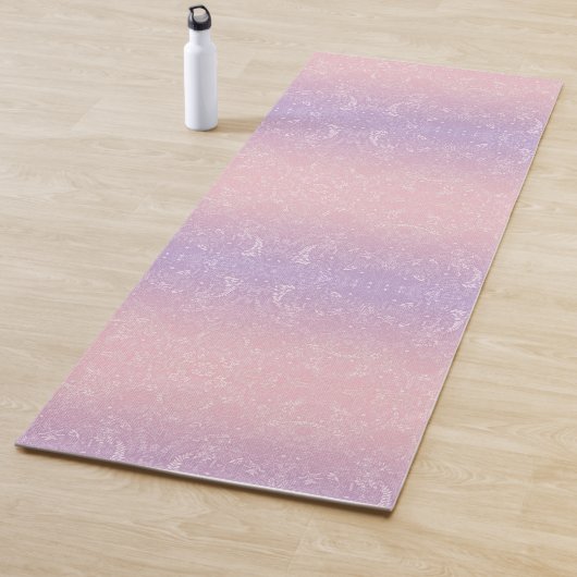 Tapis De Yoga Vent violet glacé (En situation)