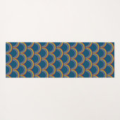 Tapis De Yoga Ventilateur japonais Rainbow (Dos (Horizontal))