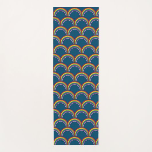 Tapis De Yoga Ventilateur japonais Rainbow (Devant)