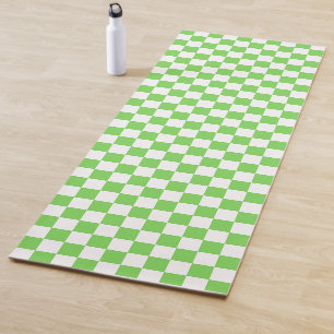 Tapis De Yoga Vérifié vert gazon carreaux