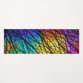 Tapis De Yoga Verre Arc-en-ciel (Devant (Horizontal))