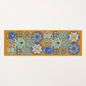 Tapis De Yoga vers 1890 imprimés de motifs persans (Devant (Horizontal))