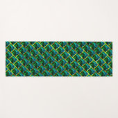 Tapis De Yoga Vert comme émeraude sous une râpe dorée ? (Devant (Horizontal))