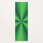 Tapis de Yoga Vert Illusion Optique (Devant)