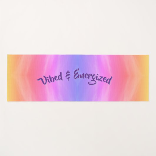 Tapis De Yoga Vibed & Energied Yoga Mat (Devant (Horizontal))