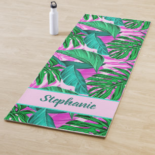 Tapis De Yoga Vibes des îles tropicales Manteau de Yoga person