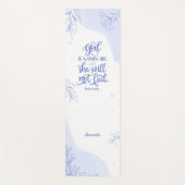 Tapis De Yoga Vibes D'Hiver Verset Bible Pour Elle (Devant)