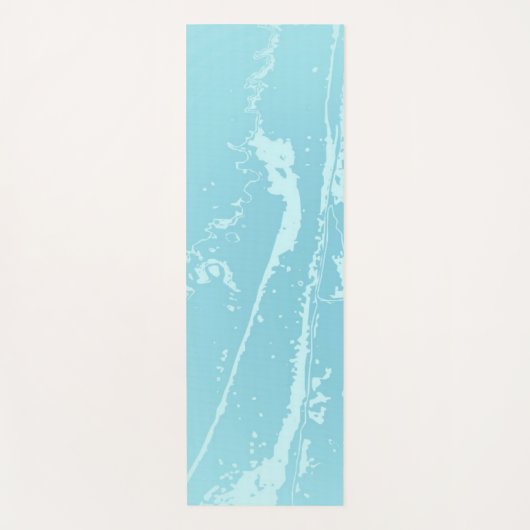 Tapis De Yoga Vibes marines Abstraites (Devant)