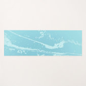 Tapis De Yoga Vibes marines Abstraites (Devant (Horizontal))