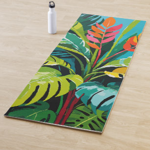 Tapis De Yoga Vibes tropicales